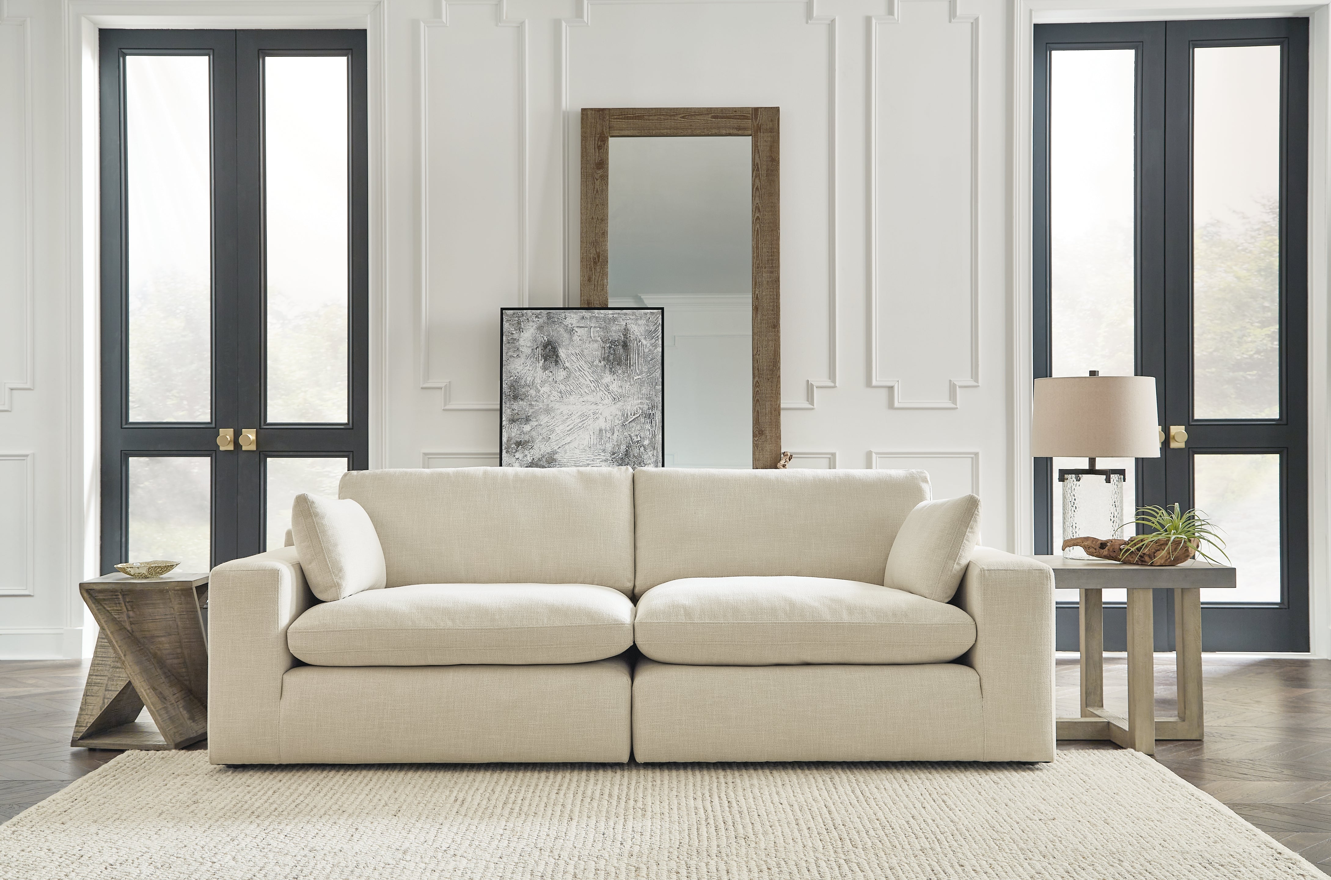 Best Deals Furniture - Ashley Furniture - Elyza 2-Piece Sectional Loveseat - RAF 2-Piece Sectional Loveseat - 10006S1