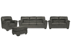 Best Deals Furniture - Ashley Furniture - Bladen Sofa, Loveseat, Chair and Ottoman - Sofa, Loveseat, Chair and Ottoman - 12021U5