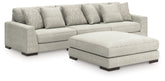Best Deals Furniture - Ashley Furniture - Regent Park 3-Piece Sectional and Ottoman - 3-Piece Sectional and Ottoman - 14404U1