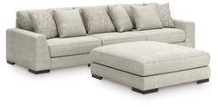 Best Deals Furniture - Ashley Furniture - Regent Park 3-Piece Sectional and Ottoman - 3-Piece Sectional and Ottoman - 14404U1