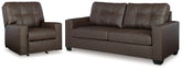 Best Deals Furniture - Ashley Furniture - Barlin Mills Sofa and Recliner - Sofa and Recliner - 17003U3