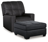 Best Deals Furniture - Ashley Furniture - Barlin Mills Recliner and Oversized Accent Ottoman - Recliner and Oversized Accent Ottoman - 17004U4