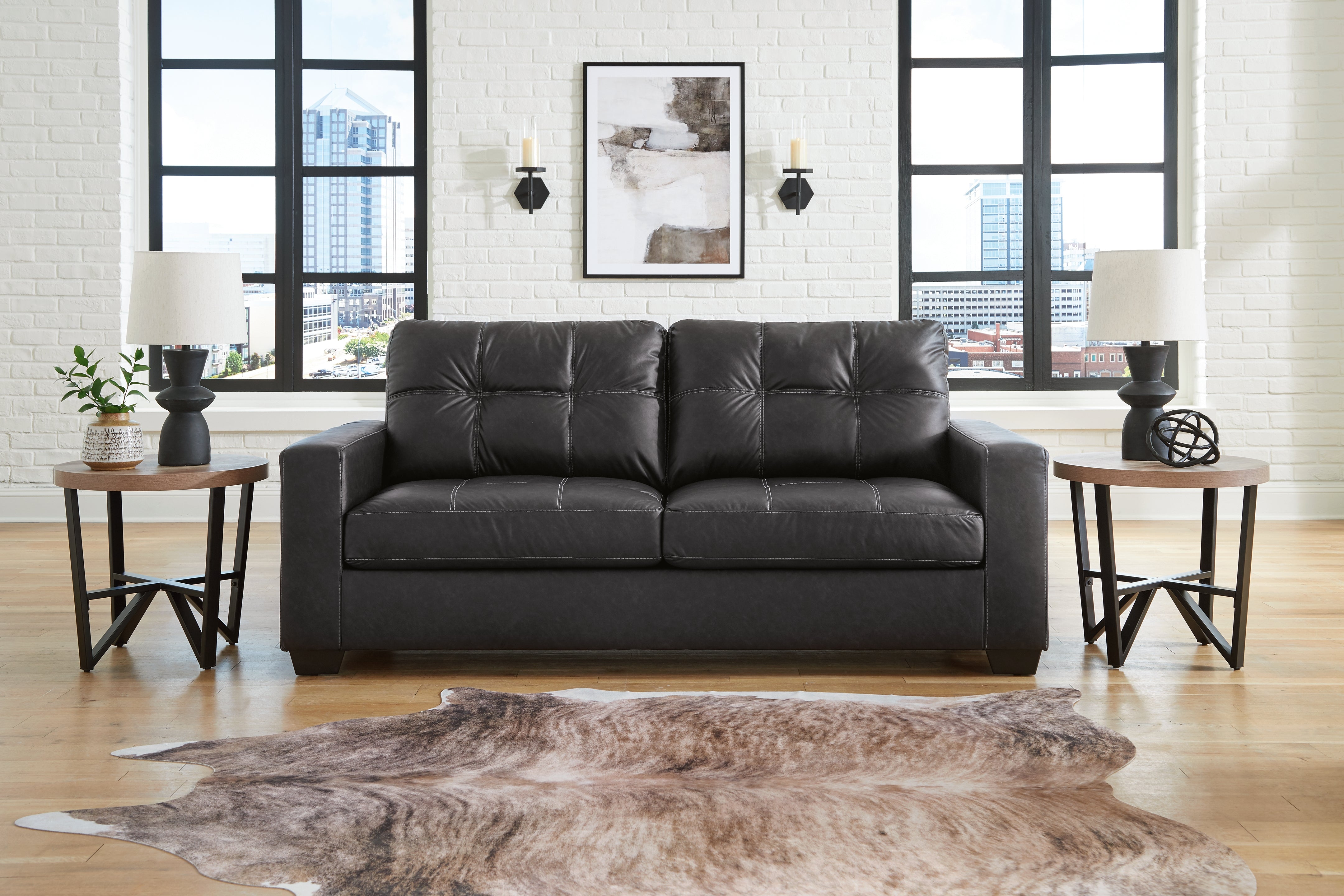Best Deals Furniture - Ashley Furniture - Barlin Mills Sofa - Sofa - 1700438