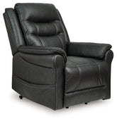 Best Deals Furniture - Ashley Furniture - Oatman Power Lift Recliner - Power Lift Recliner / Umber - 1800412