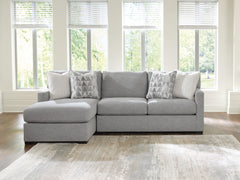 Best Deals Furniture - Ashley Furniture - UrbanCrest 2-Piece Sectional with Chaise - RAF 2-Piece Sectional with Chaise / Pewter - PC20804S2