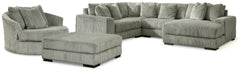 Best Deals Furniture - Ashley Furniture - Lindyn 4-Piece Sectional, Chair and Ottoman - 4-Piece Sectional, Chair and Ottoman - 21105U11