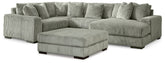 Best Deals Furniture - Ashley Furniture - Lindyn 4-Piece Sectional with Chaise and Oversized Accent Ottoman - 4-Piece Sectional with Chaise and Oversized Accent Ottoman - 21105U12