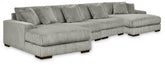 Best Deals Furniture - Ashley Furniture - Lindyn 4-Piece Sectional with Double Chaise - 4-Piece Sectional with Double Chaise - 21105S20