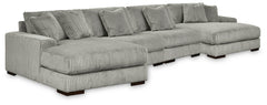 Best Deals Furniture - Ashley Furniture - Lindyn 4-Piece Sectional with Double Chaise - 4-Piece Sectional with Double Chaise - 21105S20