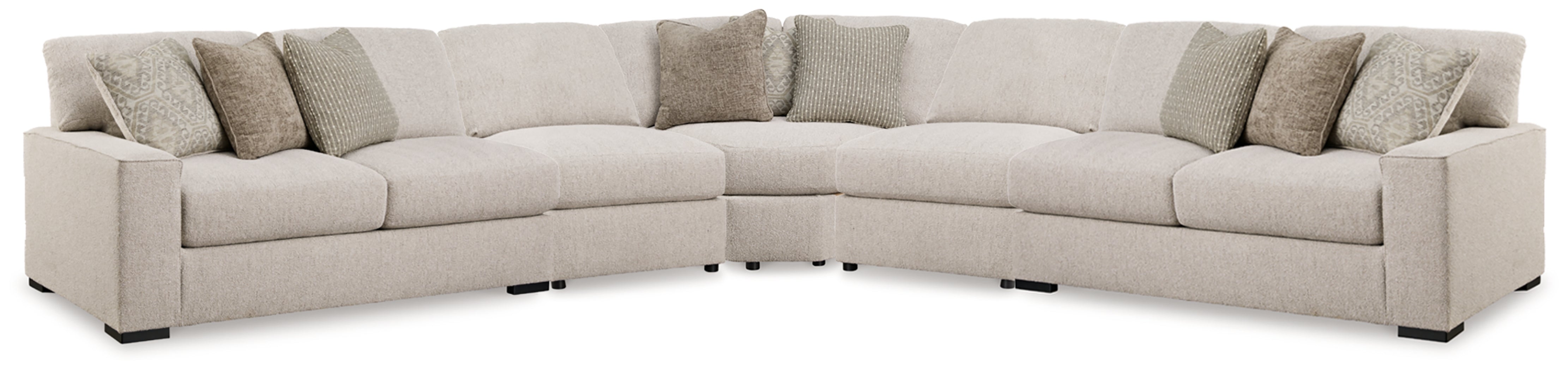 Best Deals Furniture - Ashley Furniture - Ballyton 5-Piece Sectional - RAF 5-Piece Sectional - 25102S3