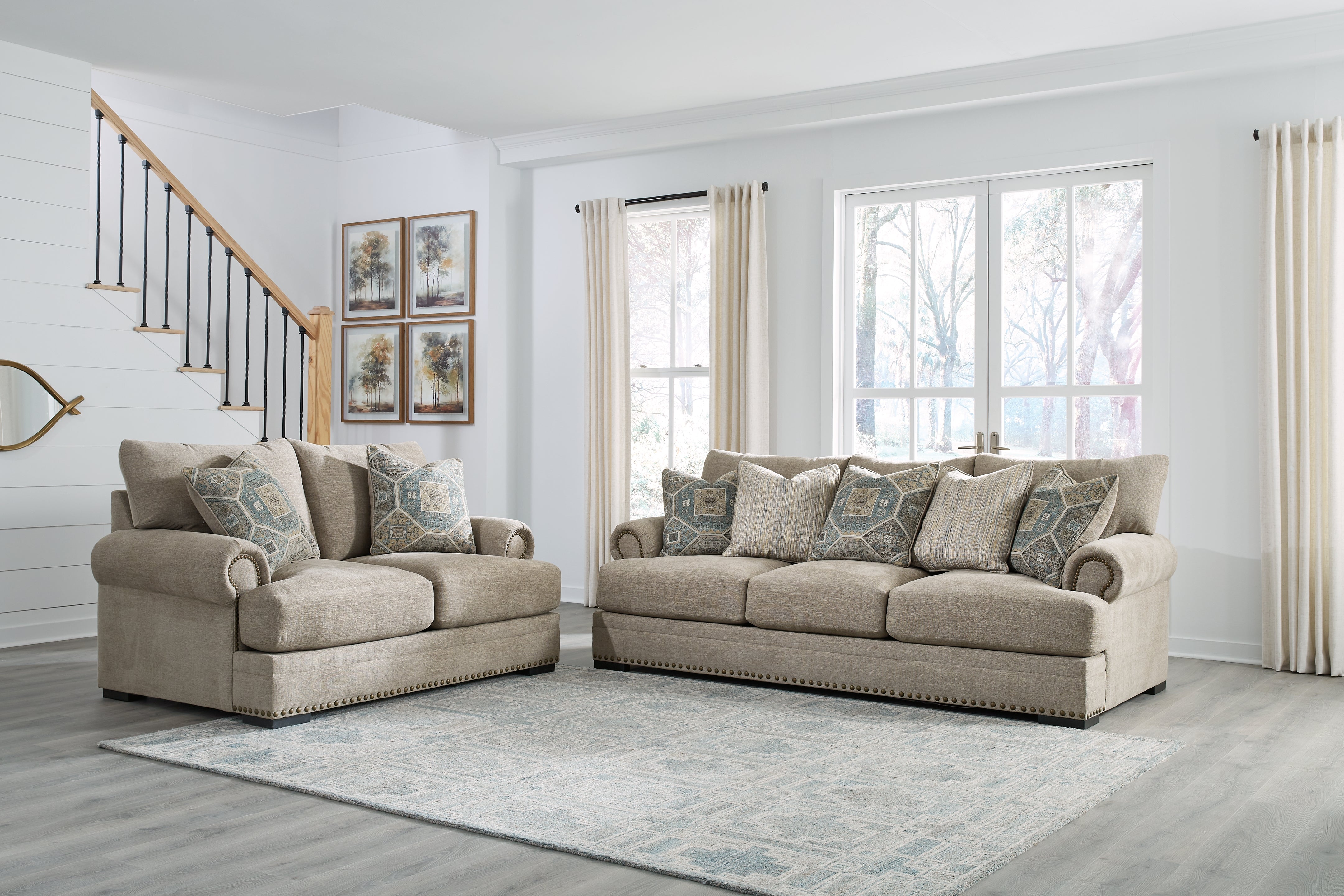 Best Deals Furniture - Ashley Furniture - Galemore Sofa and Loveseat - Sofa and Loveseat - 27004U2