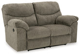 Best Deals Furniture - Ashley Furniture - Alphons Reclining Loveseat - Reclining Loveseat / Putty - 2820186