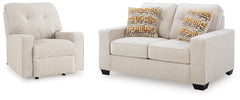 Best Deals Furniture - Ashley Furniture - Larimer Loveseat and Recliner - Loveseat and Recliner - PC29203U4