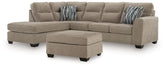 Best Deals Furniture - Ashley Furniture - Olten 2-Piece Sectional with Chaise and Ottoman - 2-Piece Sectional with Chaise and Ottoman - 31304U2