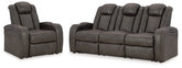 Best Deals Furniture - Ashley Furniture - Fyne-Dyme Power Reclining Sofa and Power Recliner - Power Reclining Sofa and Power Recliner - 36602U3