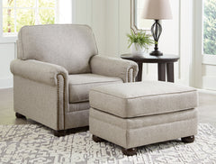 Best Deals Furniture - Ashley Furniture - Gaelon Chair and Ottoman - Chair and Ottoman - 37307U2