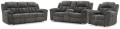 Best Deals Furniture - Ashley Furniture - Frohn Reclining Sofa, Loveseat and Recliner - Reclining Sofa, Loveseat and Recliner - 37406U4