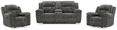 Best Deals Furniture - Ashley Furniture - Frohn Reclining Loveseat with Console and 2 Recliners - Reclining Loveseat with Console and 2 Recliners - 37406U5