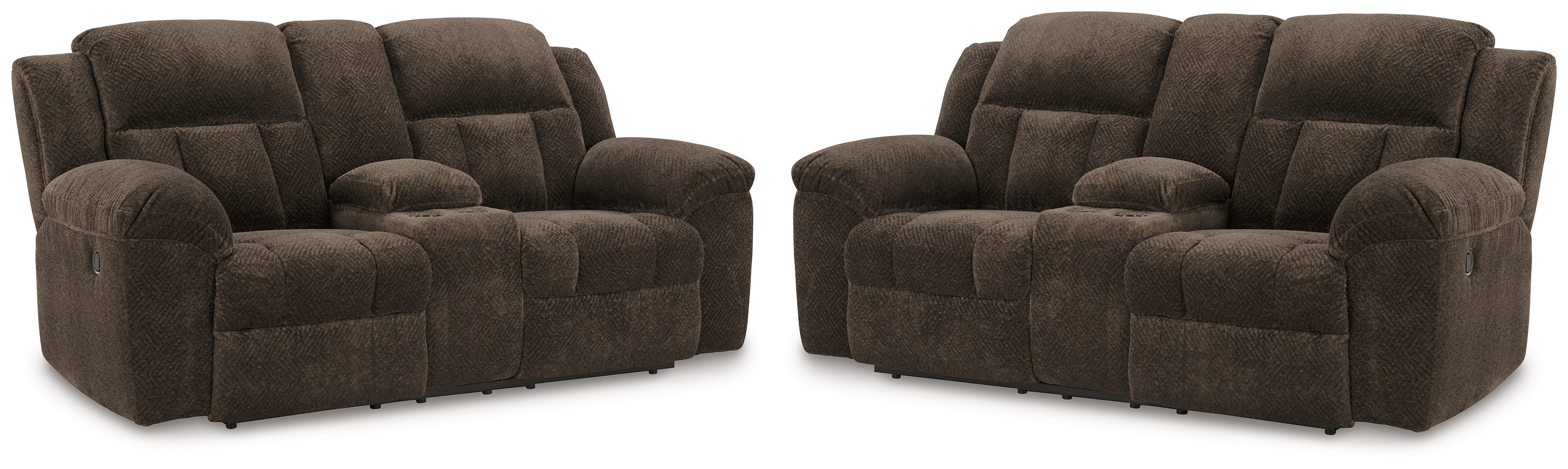 Best Deals Furniture - Ashley Furniture - Frohn Set of 2 Reclining Loveseats - Set of 2 Reclining Loveseats - 37407U5