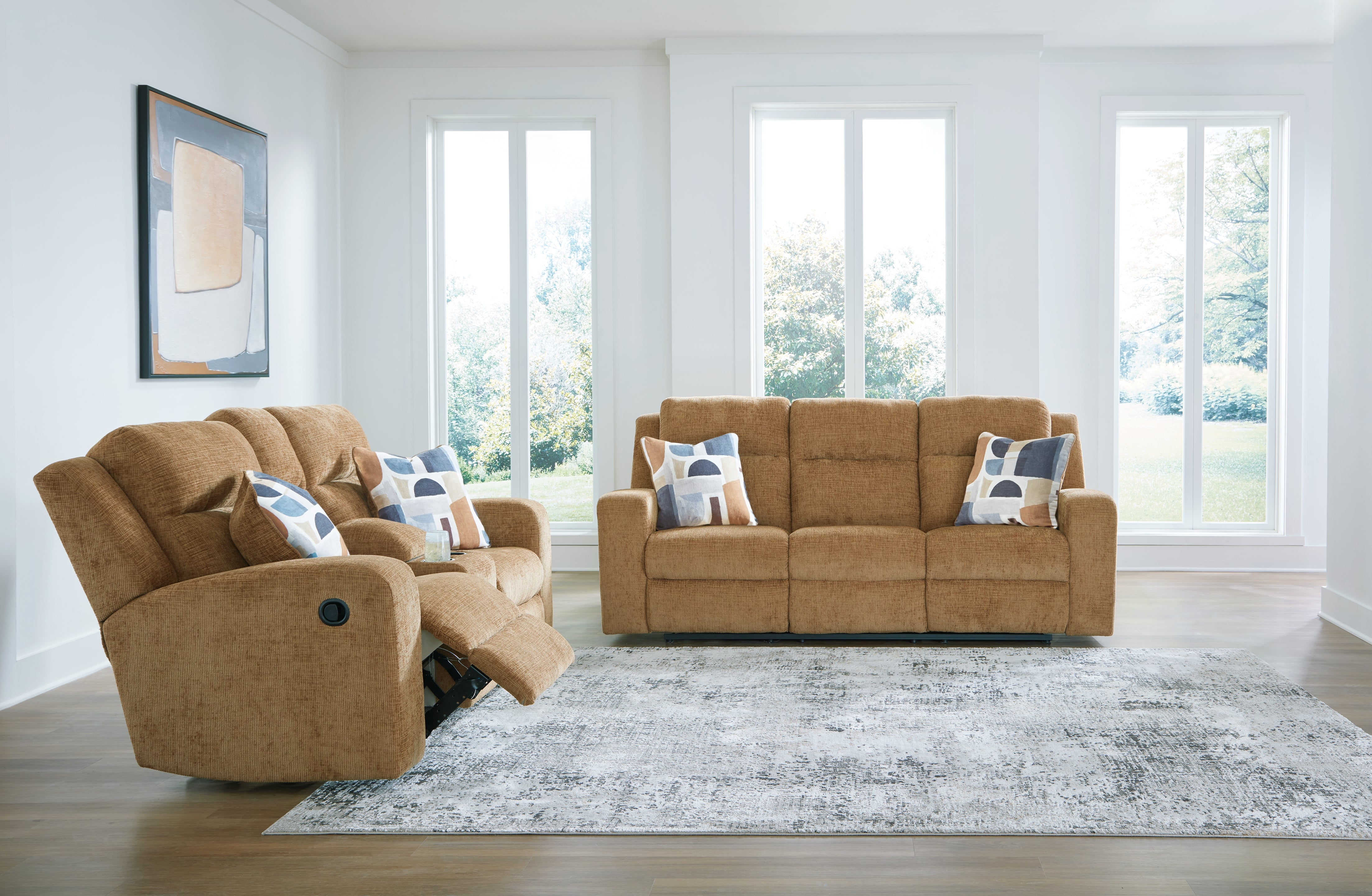 Best Deals Furniture - Ashley Furniture - Kanlow Reclining Sofa and Loveseat - Reclining Sofa and Loveseat - 38605U1