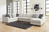 Best Deals Furniture - Ashley Furniture - Huntsworth 5-Piece Sectional with Chaise - RAF 5-Piece Sectional with Chaise - 39702S6