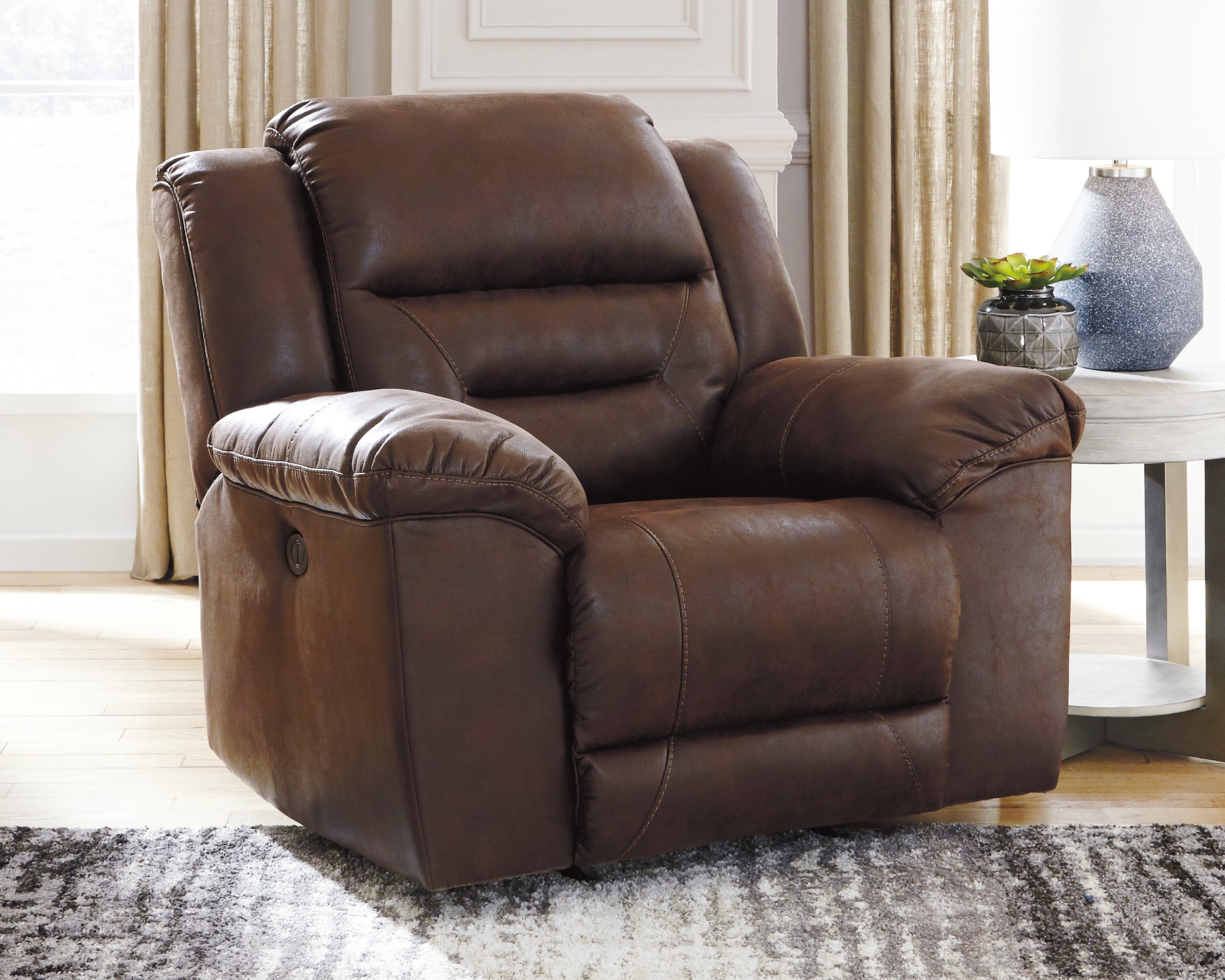 Best Deals Furniture - Ashley Furniture - Stoneland Power Recliner - Power Rocker Recliner - 3990498