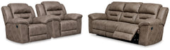 Best Deals Furniture - Ashley Furniture - Stoneland Reclining Sofa and 2 Recliners - Reclining Sofa and 2 Recliners - 39905U8