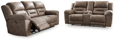 Best Deals Furniture - Ashley Furniture - Stoneland Power Reclining Sofa and Loveseat - Power Reclining Sofa and Loveseat - 39905U3