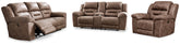 Best Deals Furniture - Ashley Furniture - Stoneland Power Reclining Sofa, Loveseat and Recliner - Power Reclining Sofa, Loveseat and Recliner - 39905U5