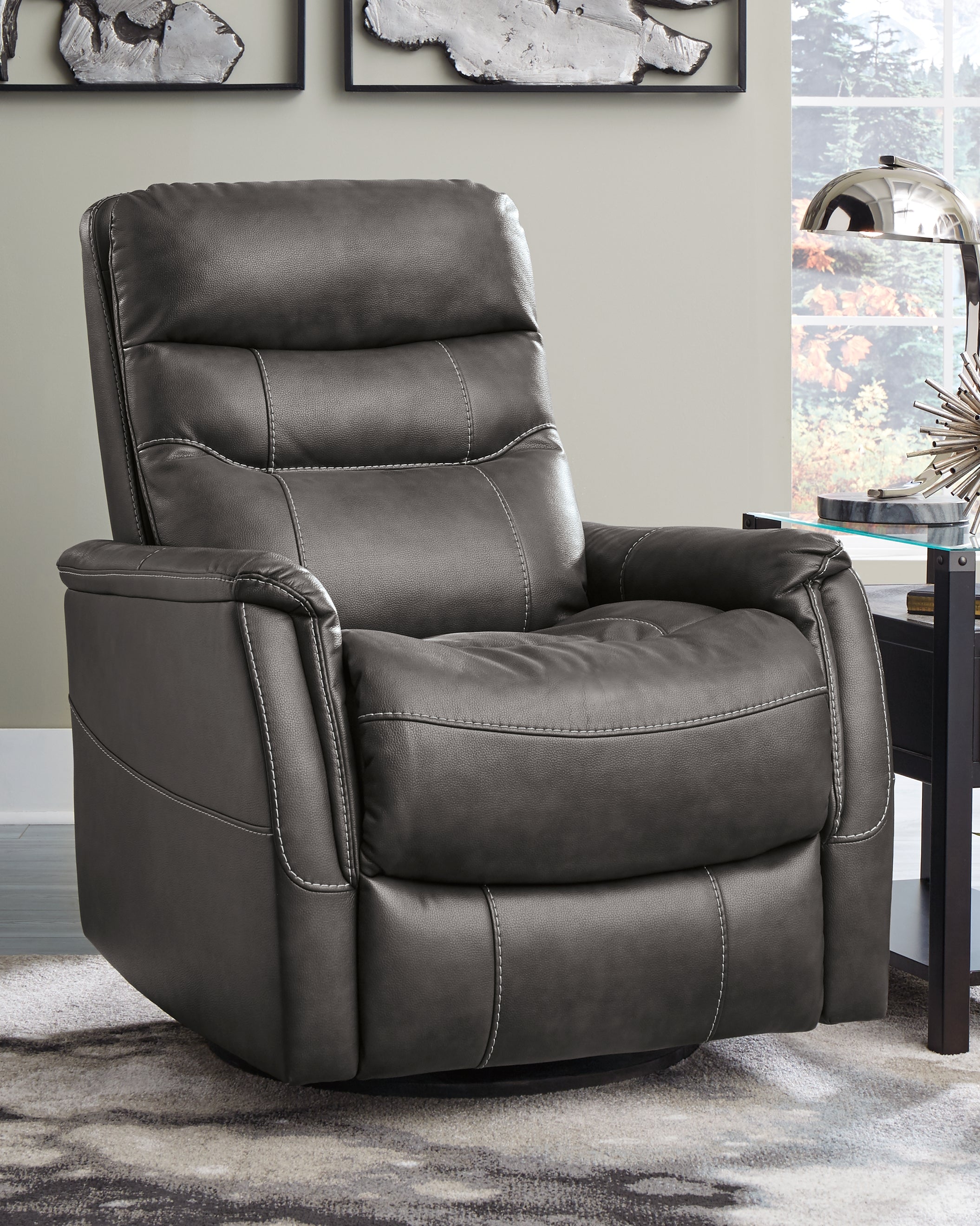 Best Deals Furniture - Ashley Furniture - Riptyme Swivel Glider Recliner - Swivel Glider Recliner - 4640261