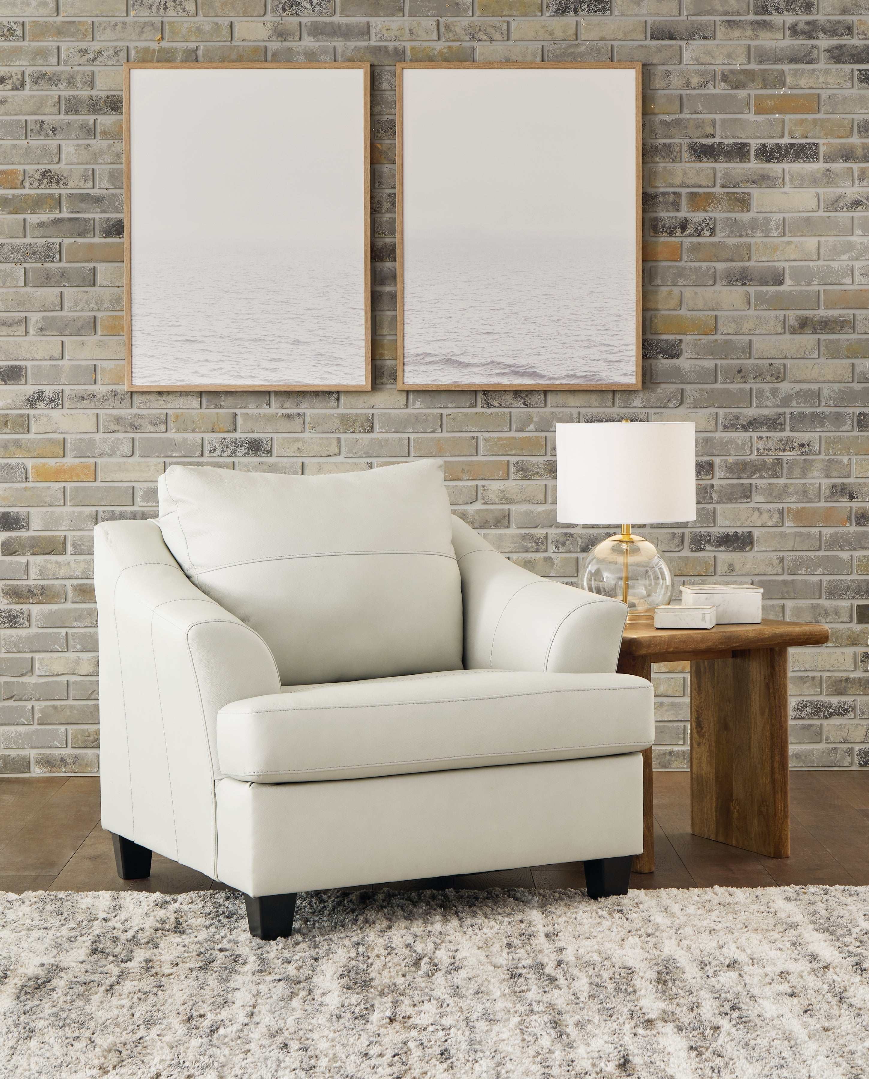 Best Deals Furniture - Ashley Furniture - Genoa Oversized Chair - Chair and a Half - 4770423