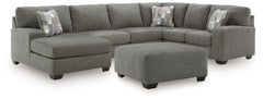 Best Deals Furniture - Ashley Furniture - Clarington 3-Piece Sectional and Oversized Ottoman - 3-Piece Sectional and Oversized Ottoman - PC48405U1