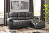 Best Deals Furniture - Ashley Furniture - Nantahala 3-Piece Reclining Sectional with Chaise - 3-Piece Reclining Sectional with Chaise - 50301S9