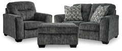 Lonoke Loveseat, Oversized Chair and Ottoman