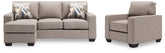 Best Deals Furniture - Ashley Furniture - Greaves Sofa Chaise and Chair - Sofa Chaise and Chair - 55104U1