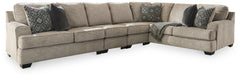 Best Deals Furniture - Ashley Furniture - Bovarian 4-Piece Sectional - RAF 4-Piece Sectional / Stone - 56103S5