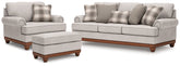 Best Deals Furniture - Ashley Furniture - Clearbrooke Sofa, Oversized Chair and Ottoman - Sofa, Oversized Chair and Ottoman - PC56803U2
