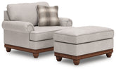 Best Deals Furniture - Ashley Furniture - Clearbrooke Oversized Chair and Ottoman - Oversized Chair and Ottoman - PC56803U4