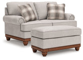Best Deals Furniture - Ashley Furniture - Clearbrooke Loveseat and Ottoman - Loveseat and Ottoman - PC56803U1