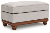 Best Deals Furniture - Ashley Furniture - Clearbrooke Ottoman - Ottoman / Sandstone - PC5680314