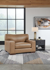Best Deals Furniture - Ashley Furniture - Lombardia Oversized Chair - Chair and a Half - 5730223
