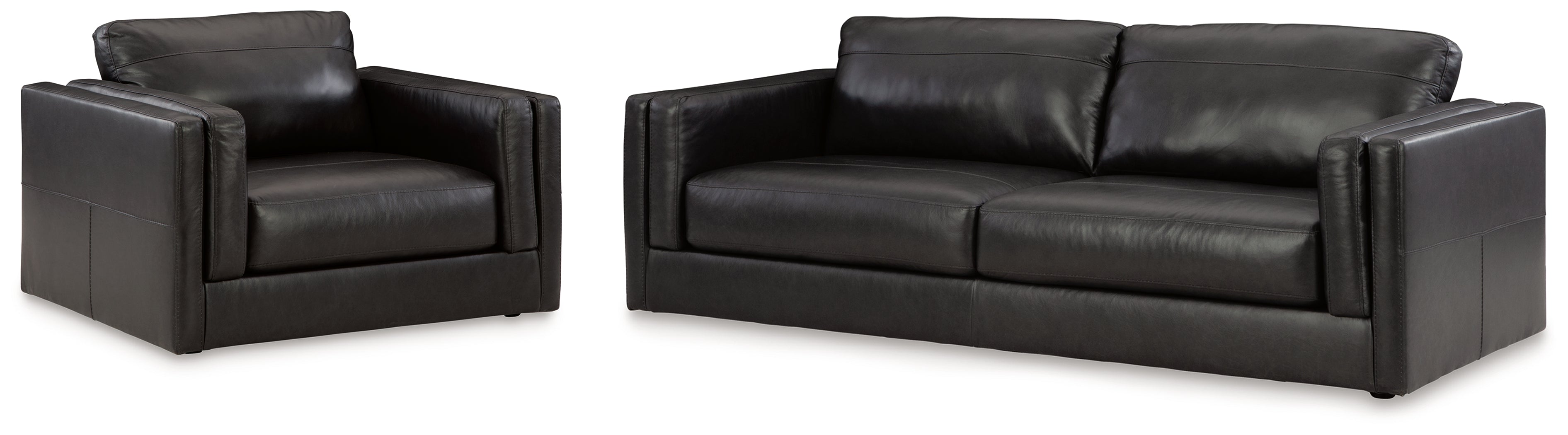 Best Deals Furniture - Ashley Furniture - Amiata Sofa and Oversized Chair - Sofa and Oversized Chair - 57405U2