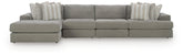 Best Deals Furniture - Ashley Furniture - Avaliyah 4-Piece Sectional with Chaise - RAF 4-Piece Sectional with Chaise - 58103S15