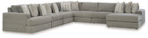 Best Deals Furniture - Ashley Furniture - Avaliyah 7-Piece Sectional with Chaise - RAF 7-Piece Sectional with Chaise - 58103S10