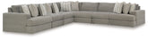 Best Deals Furniture - Ashley Furniture - Avaliyah 7-Piece Sectional - RAF 7-Piece Sectional - 58103S8