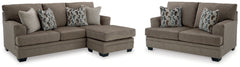 Best Deals Furniture - Ashley Furniture - Stonemeade Sofa Chaise and Loveseat - Sofa Chaise and Loveseat - 59505U9