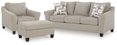 Best Deals Furniture - Ashley Furniture - Willarae Sofa, Oversized Chair and Ottoman - Sofa, Oversized Chair and Ottoman - 59803U2