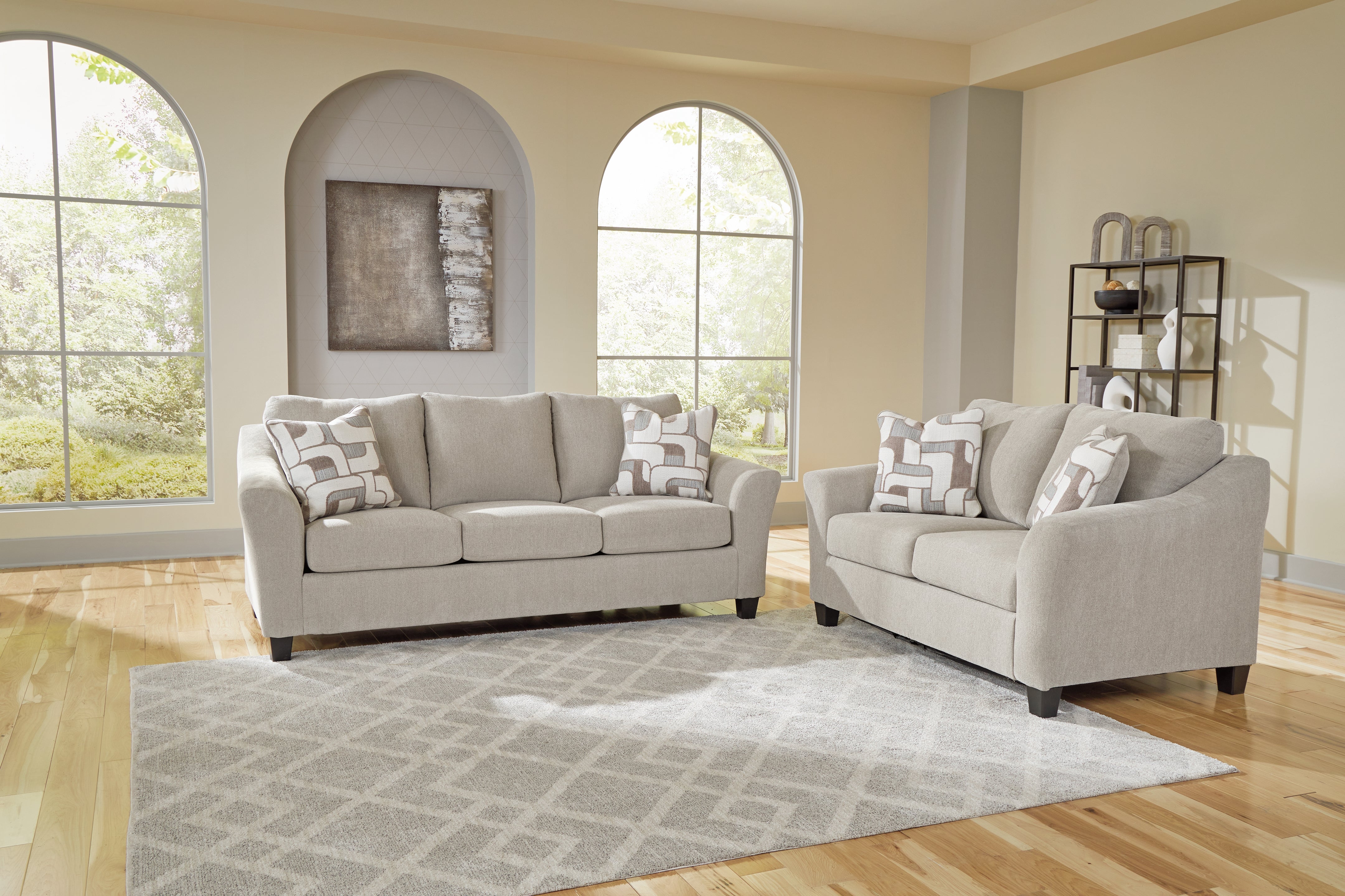 Best Deals Furniture - Ashley Furniture - Willarae Sofa and Loveseat - Sofa and Loveseat - 59803U1