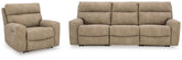 Best Deals Furniture - Ashley Furniture - Next-Gen Durapella 3-Piece Sectional and Recliner - 3-Piece Sectional and Recliner - 61004S12