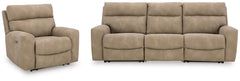 Best Deals Furniture - Ashley Furniture - Next-Gen Durapella 3-Piece Sectional and Recliner - 3-Piece Sectional and Recliner - 61004S12